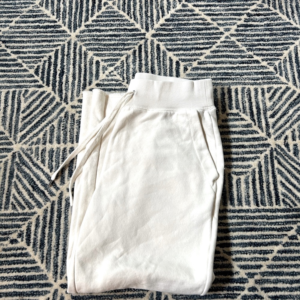 CALIA white wide legged sweatpants